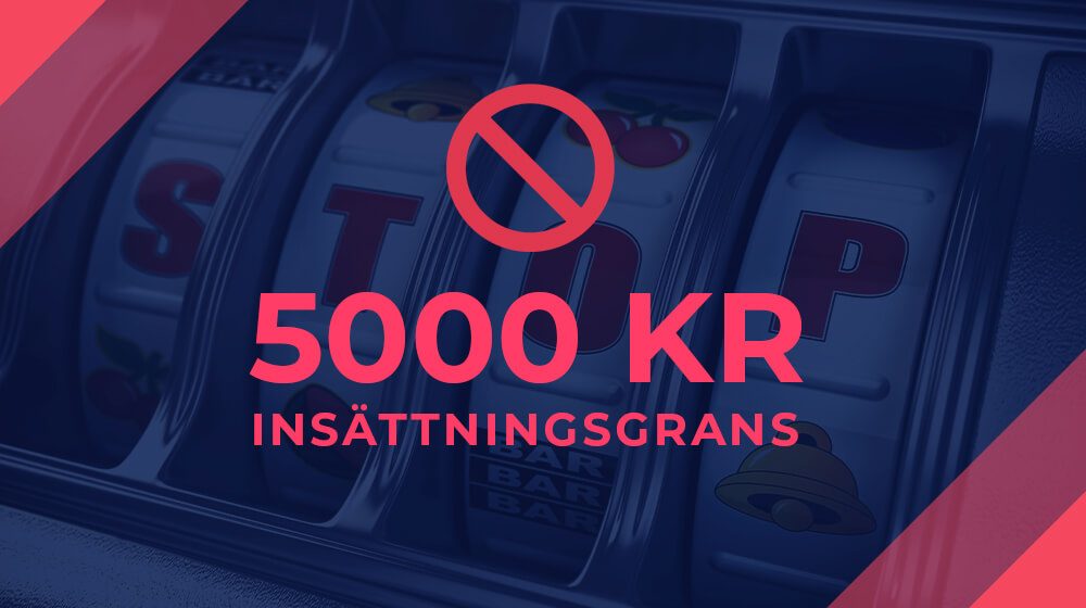 5000 kr insättningsgrans per vecka på casinon i Sverige